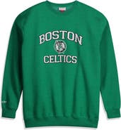Mitchell & Ness Men's Mitchell & Ness Heather Kelly Green Boston Celtics Hardwood Classics Big & Tall Crewneck Sweatshirt
