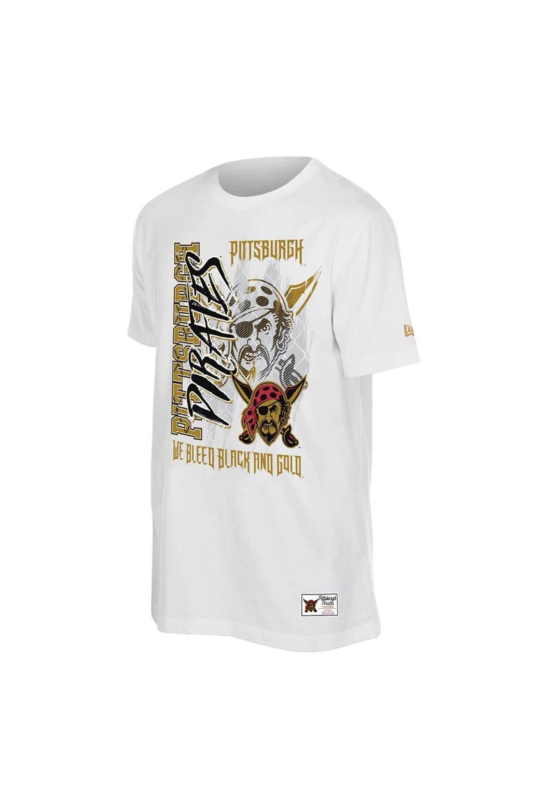 Men's New Era  White Pittsburgh Pirates 2026 City Connect Photo Real T-Shirt, Alternate, color, White