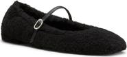 Stuart Weitzman Lennox Genuine Shearling Ballet Flat