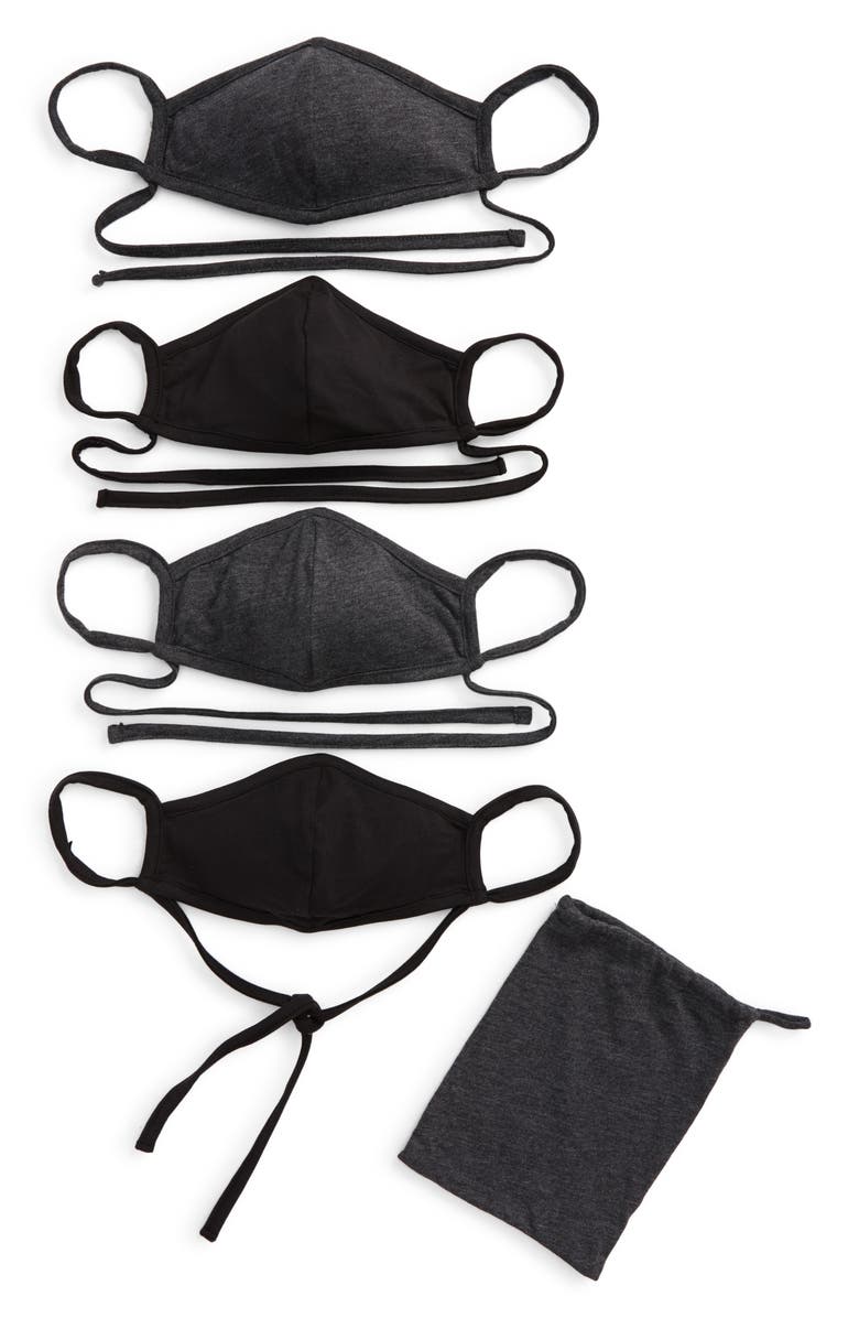 Nordstrom 4-Pack Adult Face Masks, Main, color, 