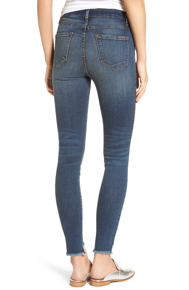 STS Blue Elli Distressed Step Hem Skinny Jeans, Alternate, color, 