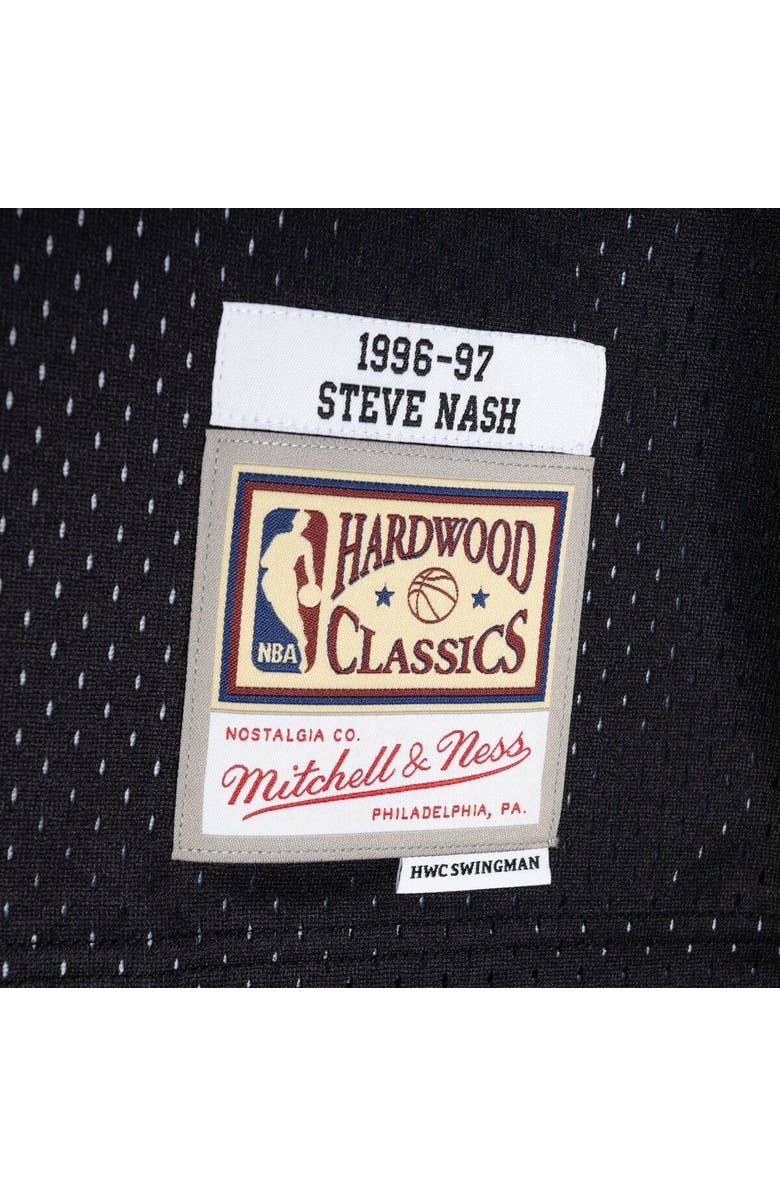 Mitchell & Ness Men's Mitchell & Ness Steve Nash Purple/Black Phoenix Suns Hardwood Classics 1996/97 Split Swingman Jersey, Alternate, color,