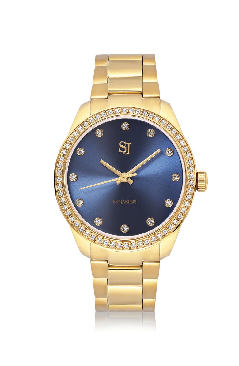 Sif Jakobs Jewellery Valeria Jewelry Set - Gold, Alternate, color, 18K Gold Plated/White