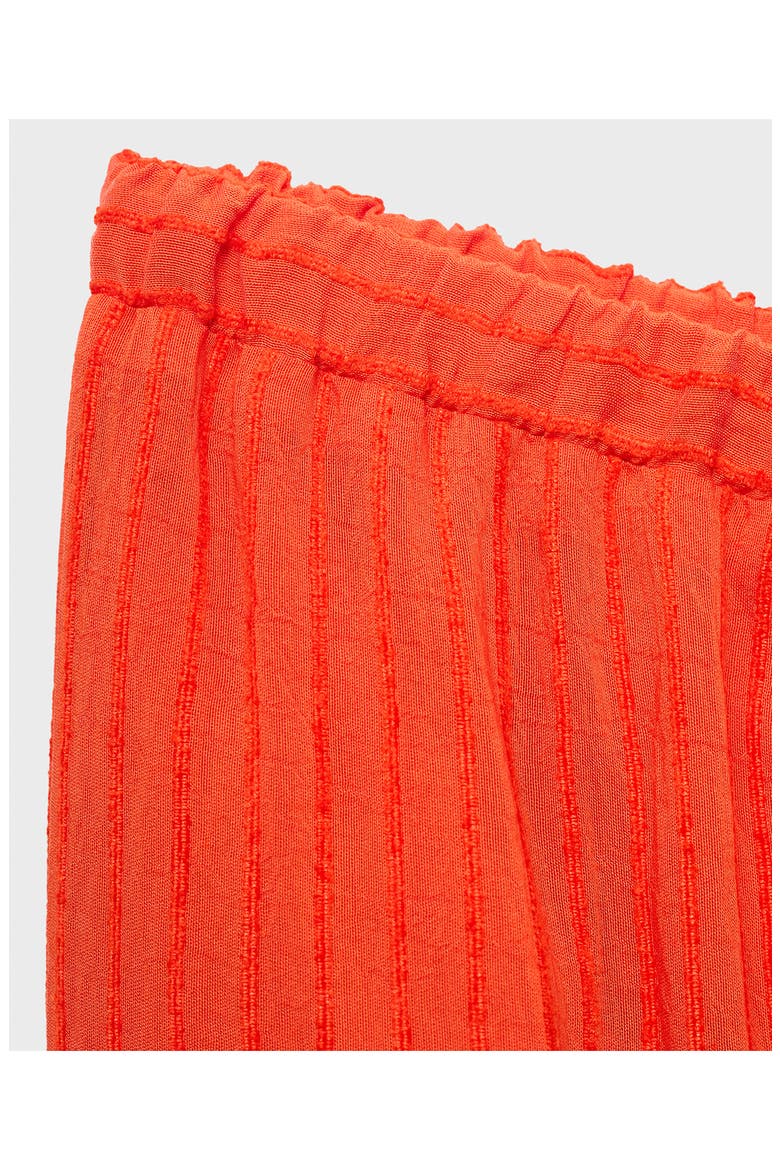 Crinkled Wide Leg Drawstring Pants, Alternate, color, ORANGE