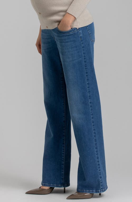Pietro Brunelli Maternity Relaxed Fit Maternity Jeans In Blue