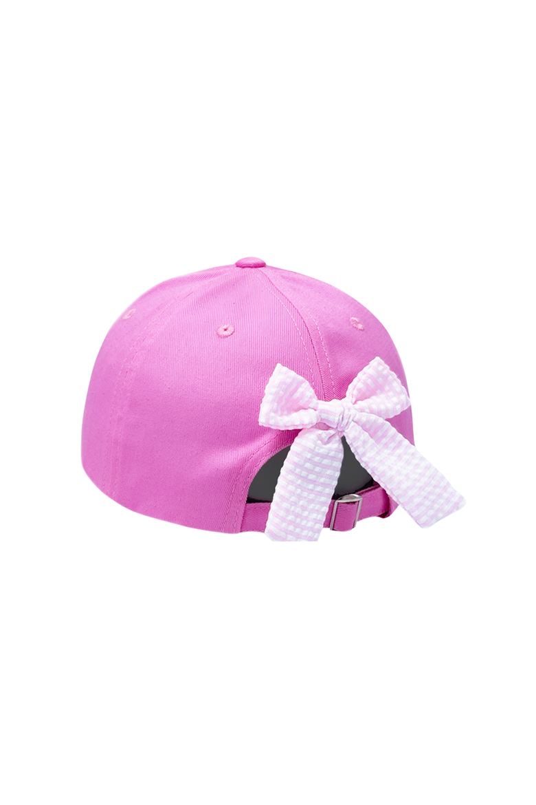 Sun Love Twill Bow Baseball Hat, Alternate, color, Magenta