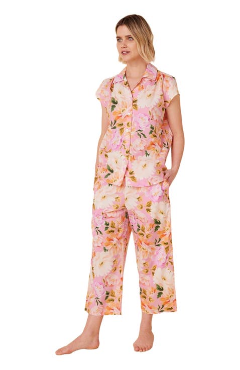 Luxe Pima Capri Floral Set