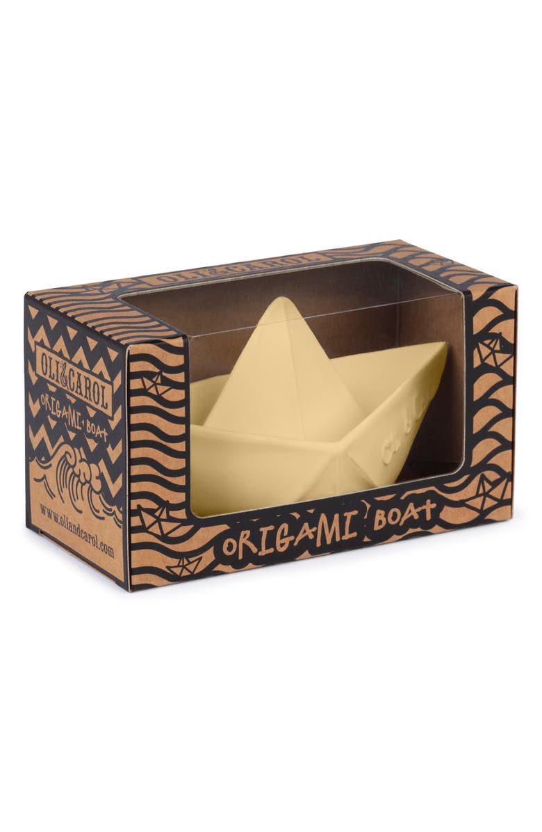 Oli&Carol Origami Boat Teething Toy, Alternate, color, 