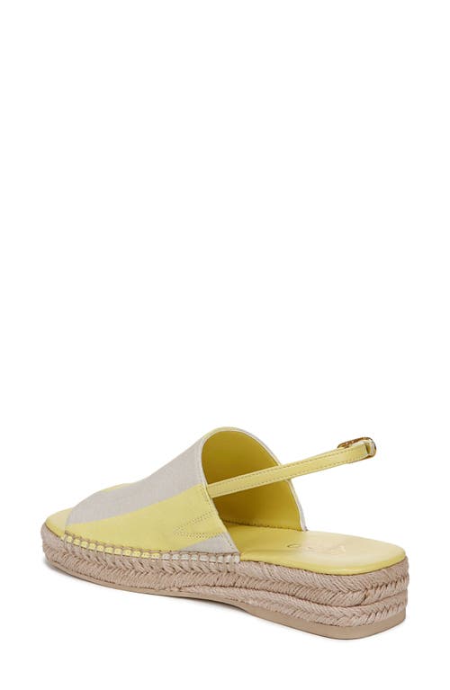 Franco Sarto Rune Slingback Platform Sandal In Yellow