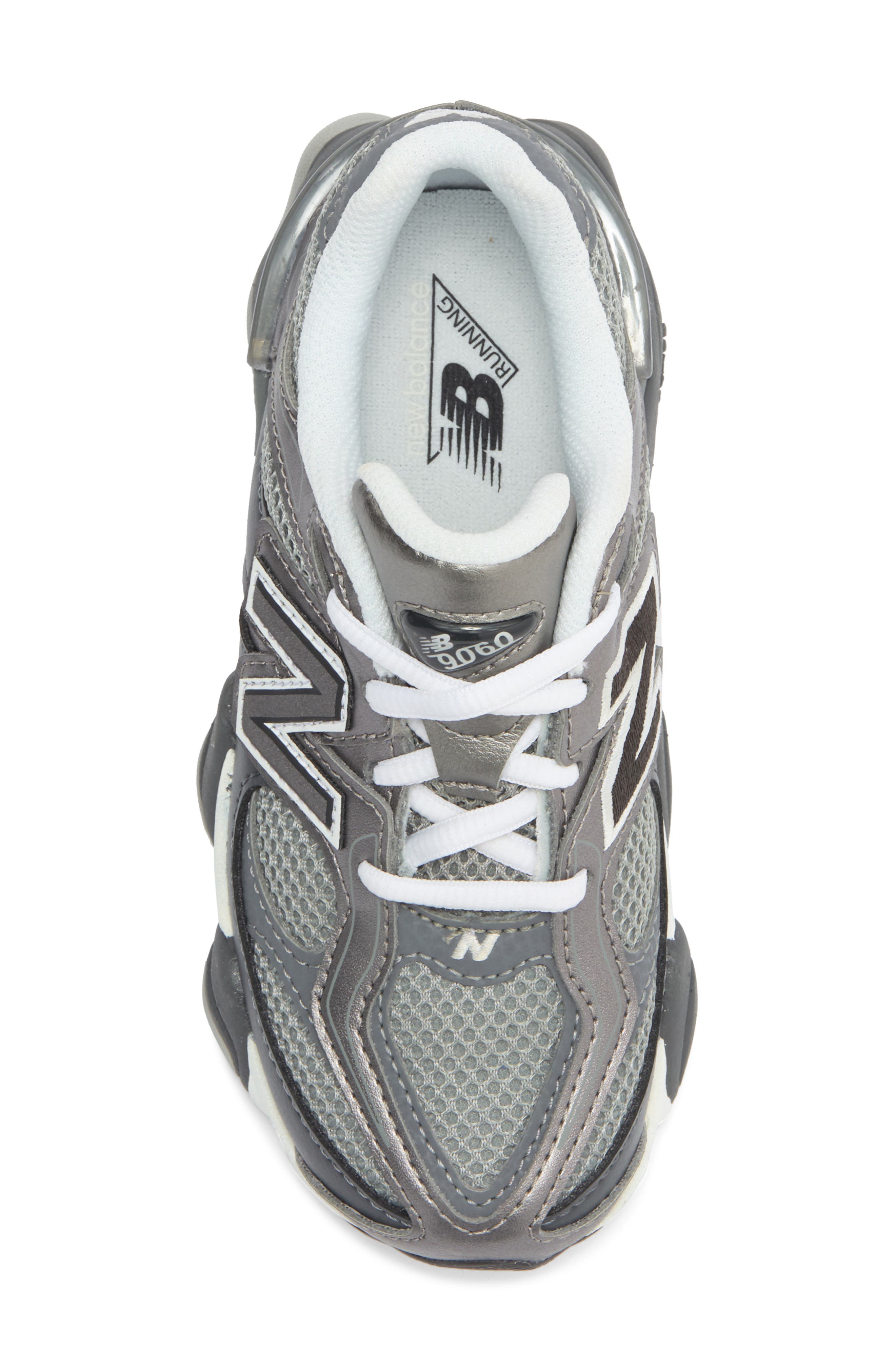 Kids' 9060 Sneaker, Alternate, color, MAGNET/ FADED BLACK