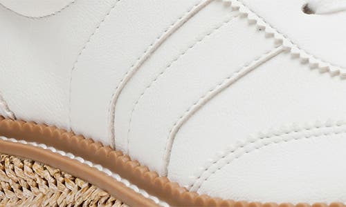 Dolce Vita Dv By Barkley Platform Woven Espadrille Sneaker In White