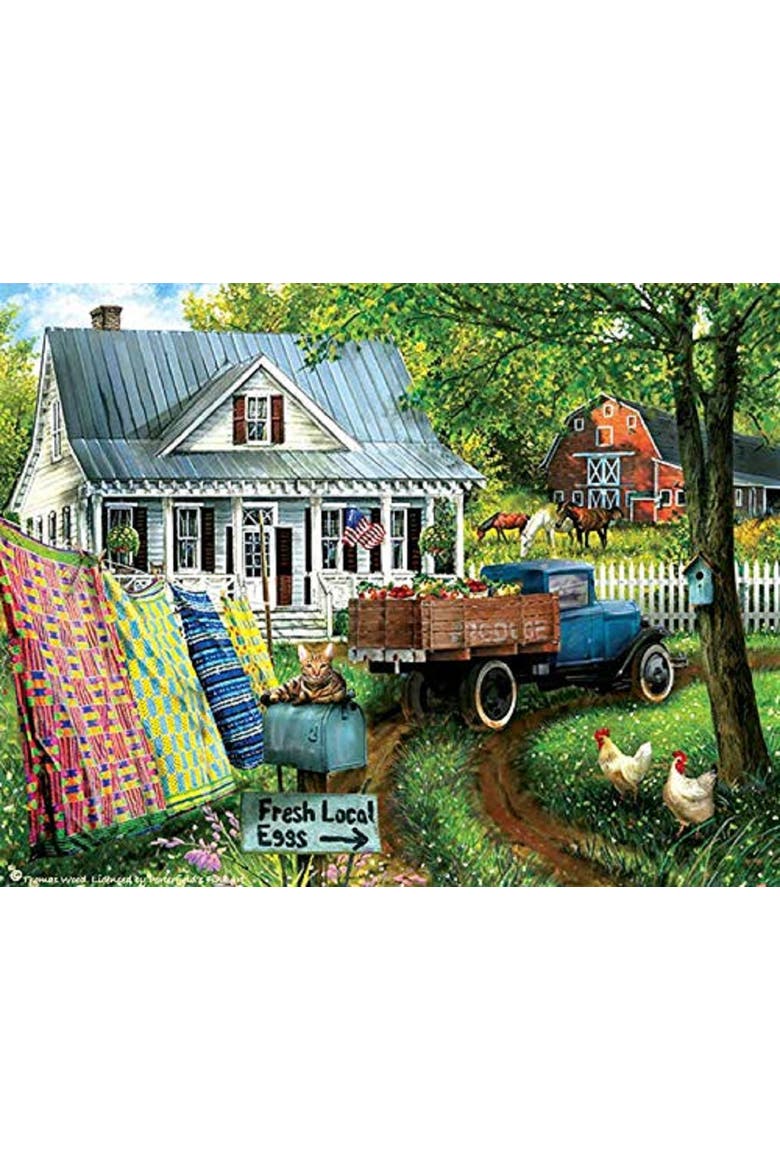 Countryside Living 300 piece Jigsaw Puzzle for Adults, Alternate, color, Multicolor