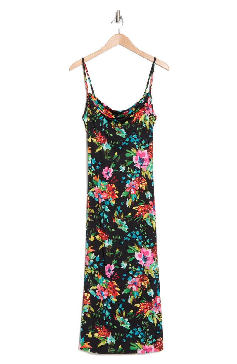 bebe Floral Slipdress, Alternate, color,