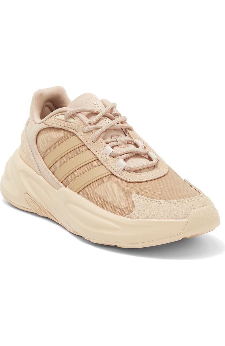 adidas Ozelle Cloudfoam Running Sneaker, Main, color, Beige/ Beige/ Sand
