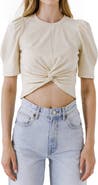 Endless Rose Twist Front Crop Top
