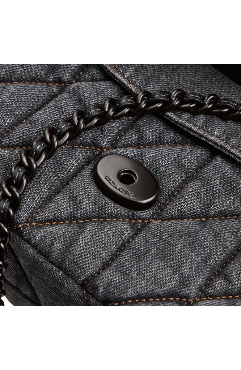 COACH Tabby 26 Quilted Denim Shoulder Bag, Alternate, color,