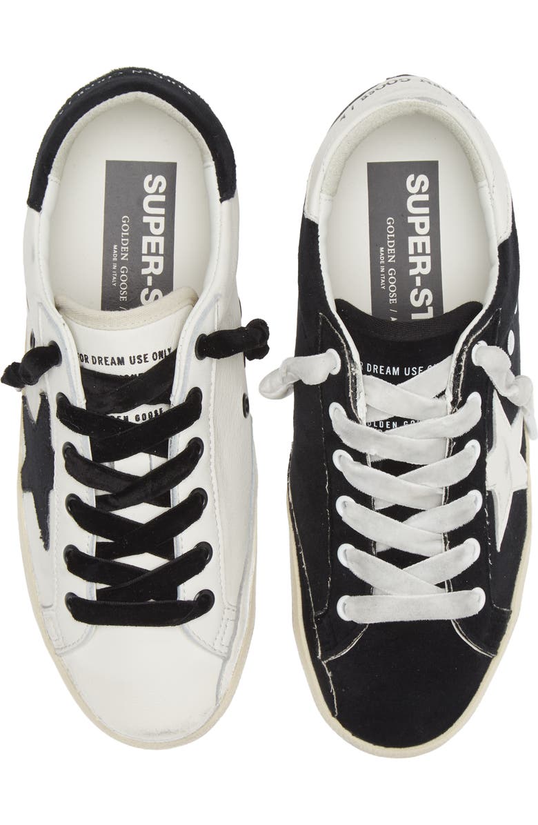 Golden Goose Super-Star Low Top Sneaker, Main, color, White/ Black