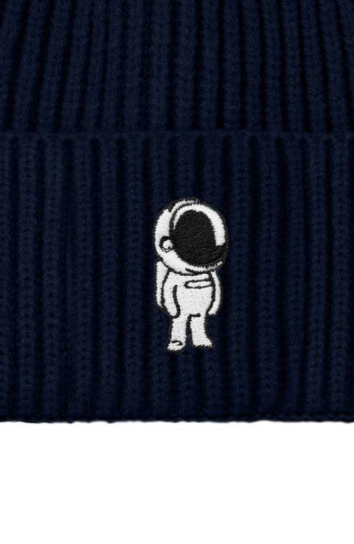 Dalix Astronaut Watch Cap In Navy Blue