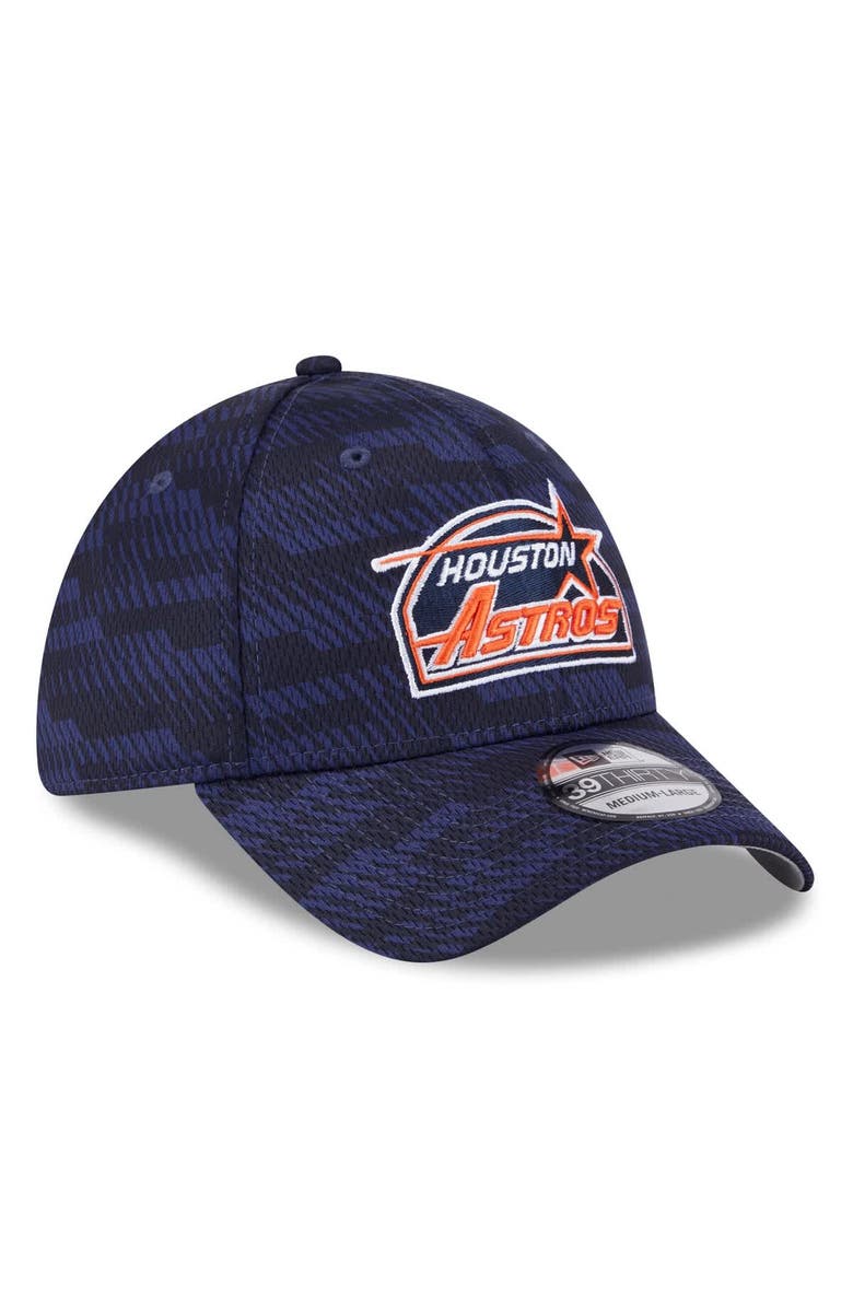 New Era Men's New Era Navy Houston Astros 2025 MLB Clubhouse 39THIRTY Flex Hat, Alternate, color, Navy