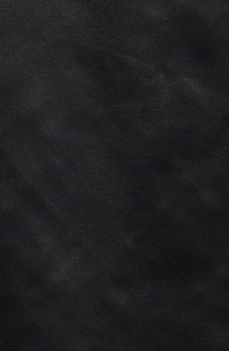 ICECREAM University Satin Graphic Snap-Up Jacket, Alternate, color, Black