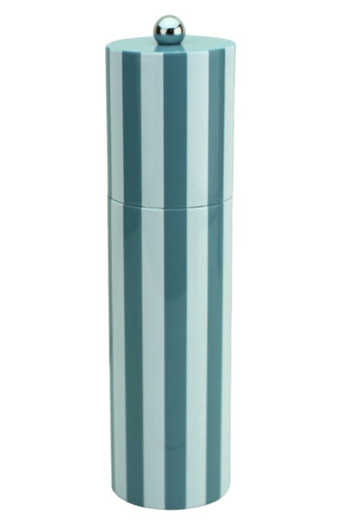 Addison Ross London Stripe Lacquer Wood Mill In Green