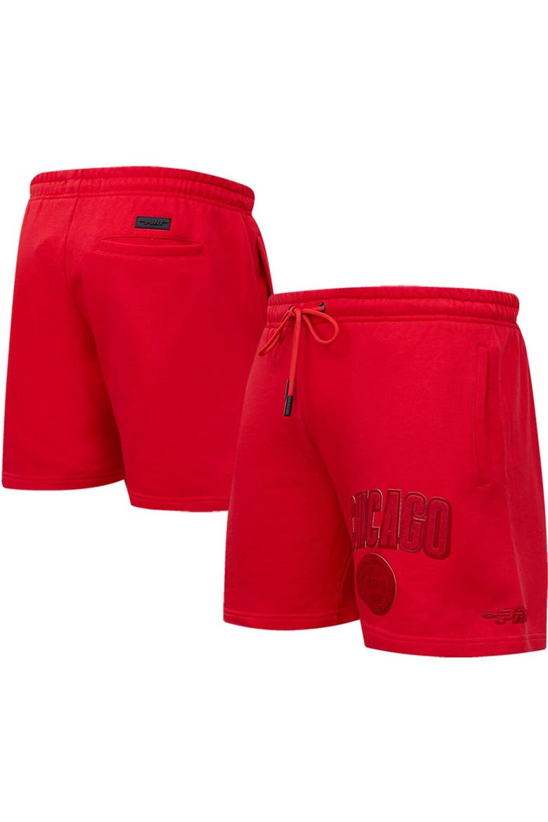 Men's Pro Standard Chicago Cubs Triple Red Classic Shorts, Main, color, Red