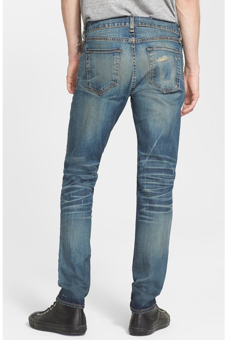 Standard Issue 'Fit 2' Slouchy Slim Fit Jeans, Alternate, color, DISTRESS BLUE