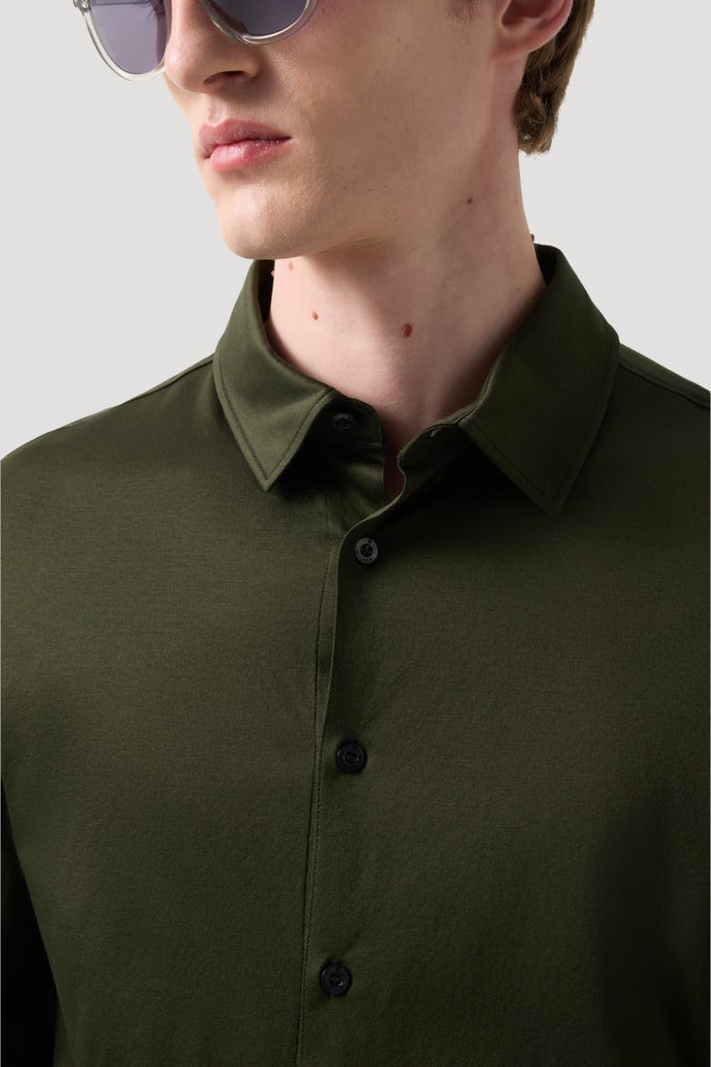 Jersey shirt Franz, Alternate, color, Olive green