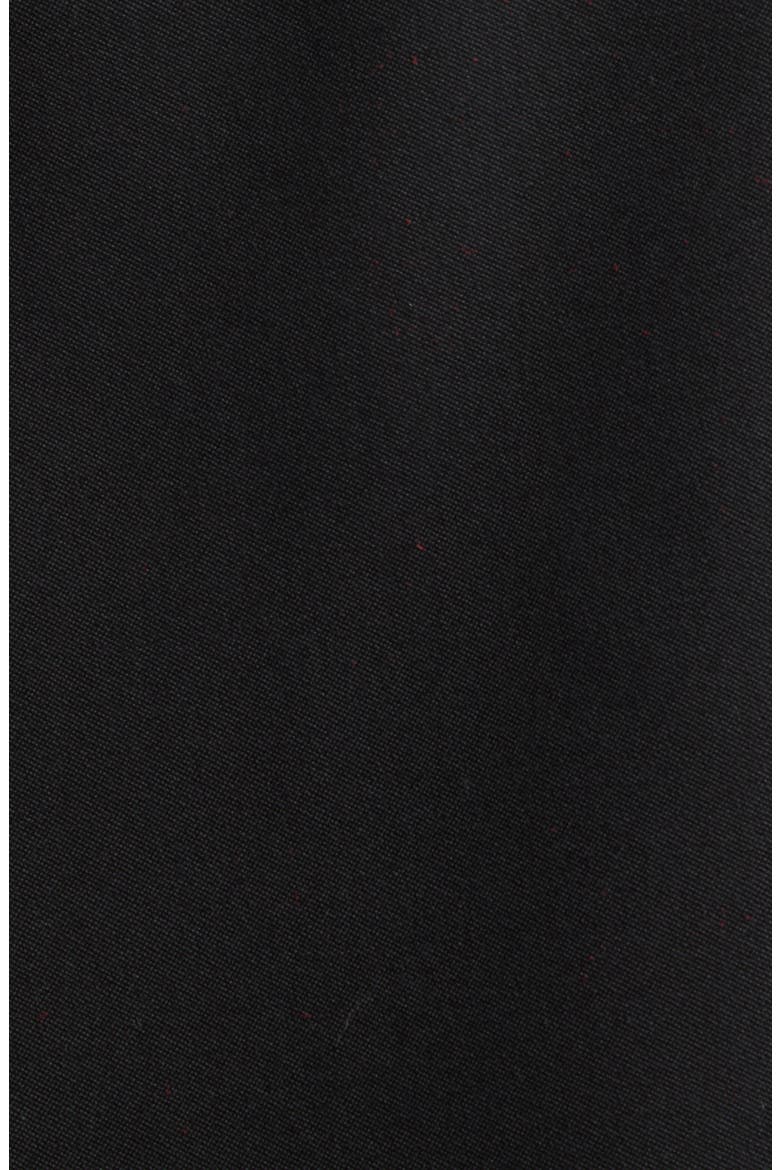 Heavyweight Wool Grain de Poude Skirt, Alternate, color, BLACK