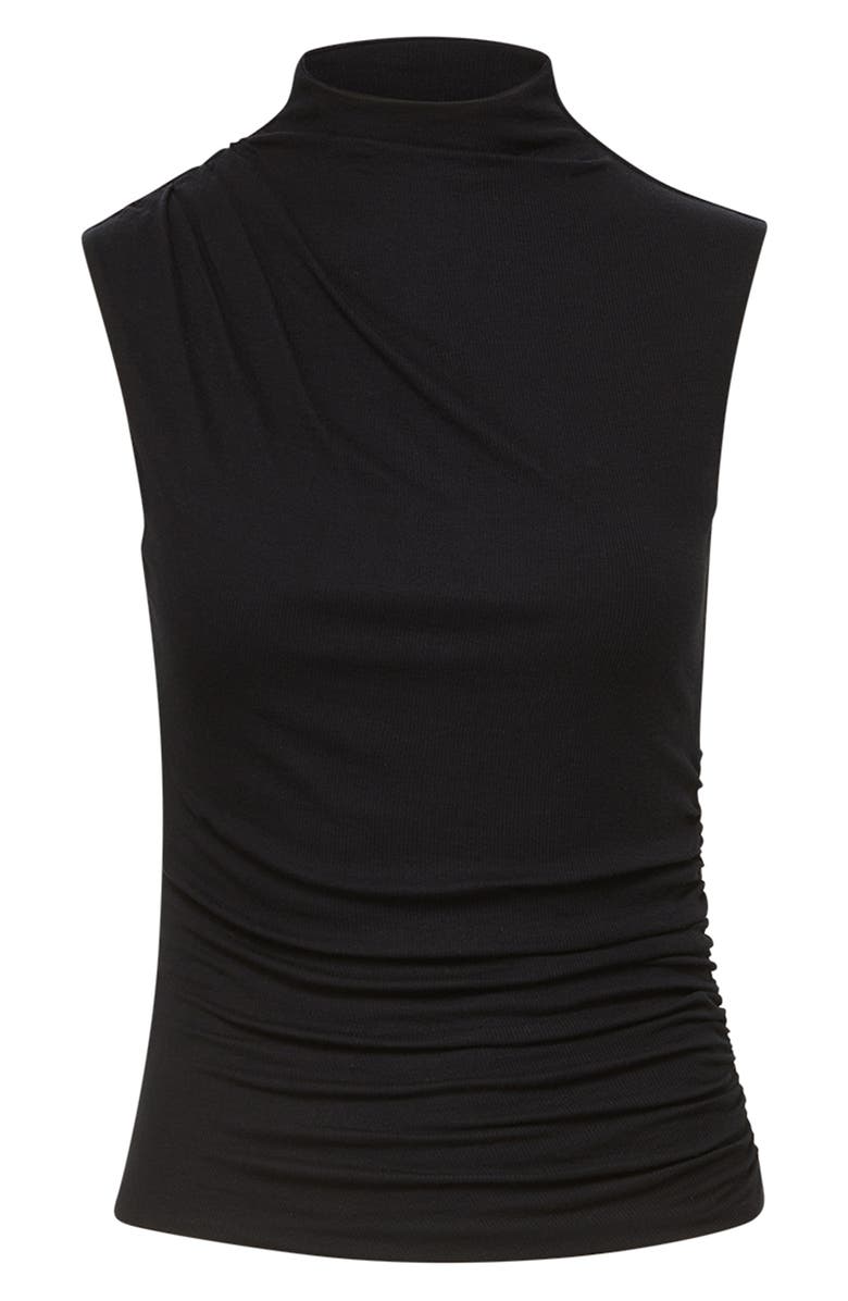 Veronica Beard Mylie Mock Neck Sleeveless Top, Main, color, 