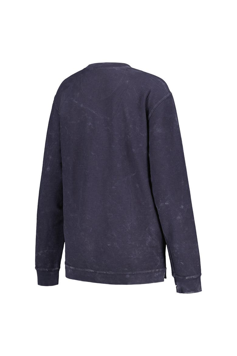 Women's G-III 4Her by Carl Banks Navy Denver Broncos Comfy Cord Pullover Sweatshirt, Alternate, color, Navy
