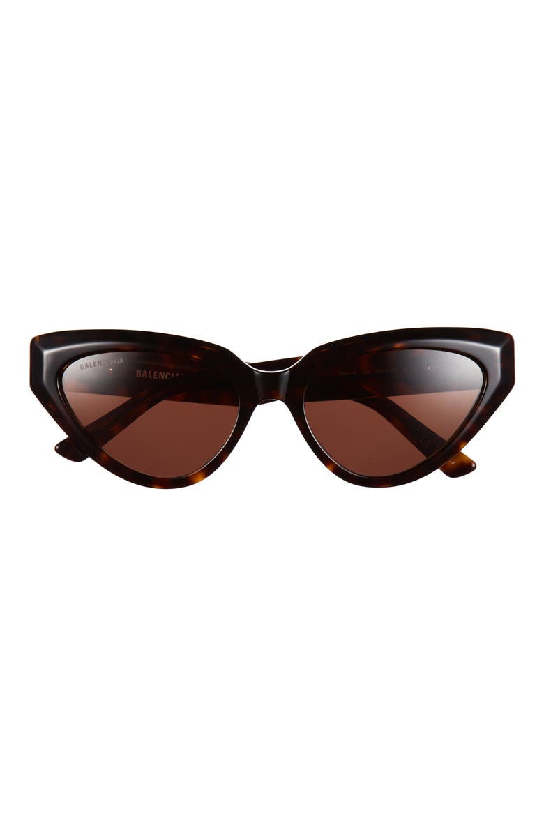 56mm Cat Eye Sunglasses, Main, color, HAVANA HAVANA BROWN