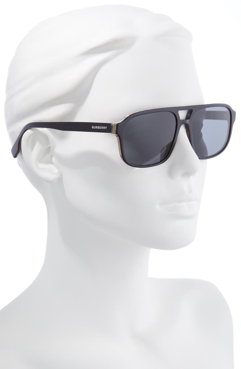 Burberry 58mm Square Sunglasses, Alternate, color,