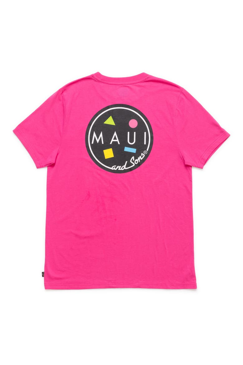 Neon Cookie Logo Graphic T-Shirt, Alternate, color, NEON PINK