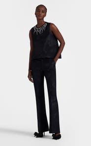 La DoubleJ Saturday Night Pants Sylph Jacquard Black