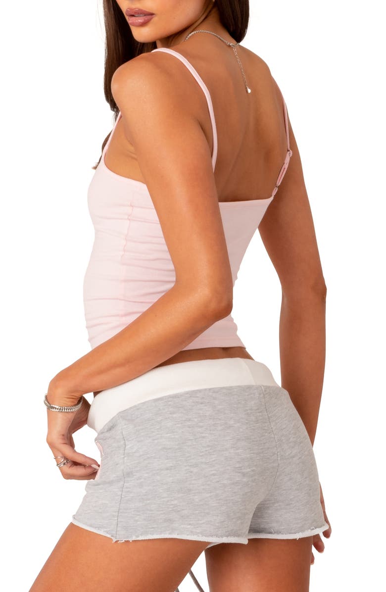 EDIKTED Fibi Cotton Camisole, Alternate, color, Light-Pink