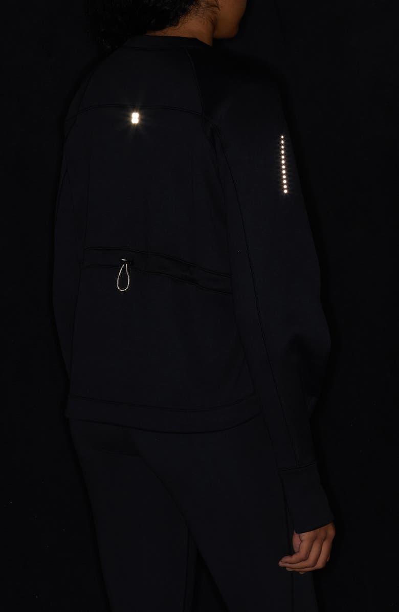 Sweaty Betty Run Crewneck Performance Sweatshirt, Alternate, color,