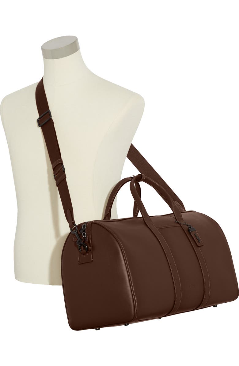 COACH Gotham Leather Duffle Bag, Alternate, color,