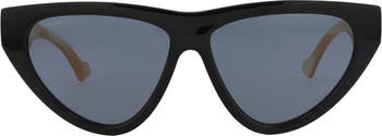 58mm Cat Eye Sunglasses