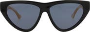 Gucci 58mm Cat Eye Sunglasses
