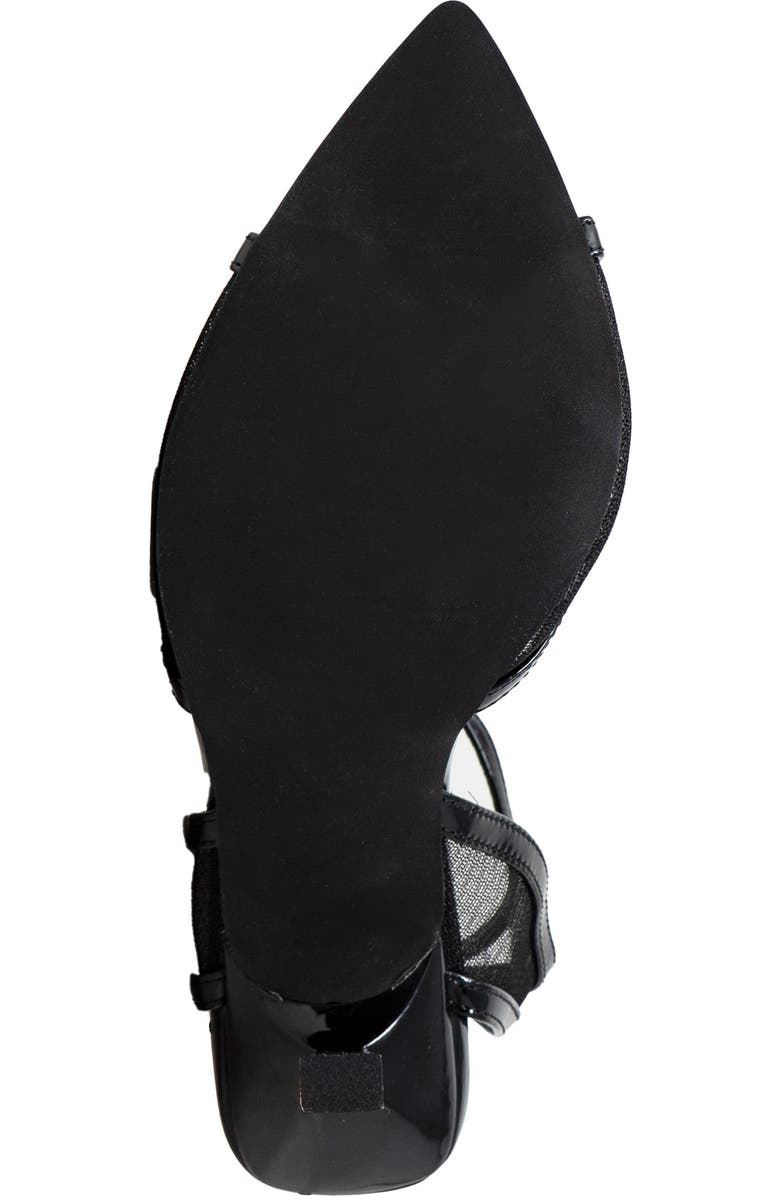 CHASE AND CHLOE Mesh Ankle Strap Sandal, Alternate, color,