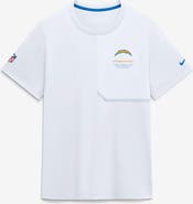 Nike Men's Nike White Los Angeles Chargers Sideline UV Dri-FIT Coaches Shirt