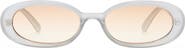 Le Specs Outta Love 51mm Oval Sunglasses