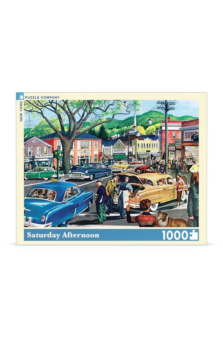 NEW YORK PUZZLE COMPANY Saturday Afternoon 1000 Piece Puzzle, Main, color, NO COLOR