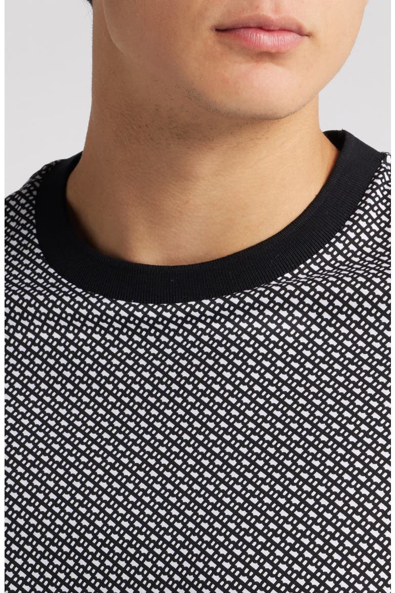Thompson Cotton Ringer T-Shirt, Alternate, color, BLACK