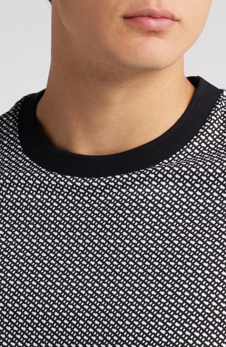 BOSS Thompson Cotton Ringer T-Shirt, Alternate, color, 