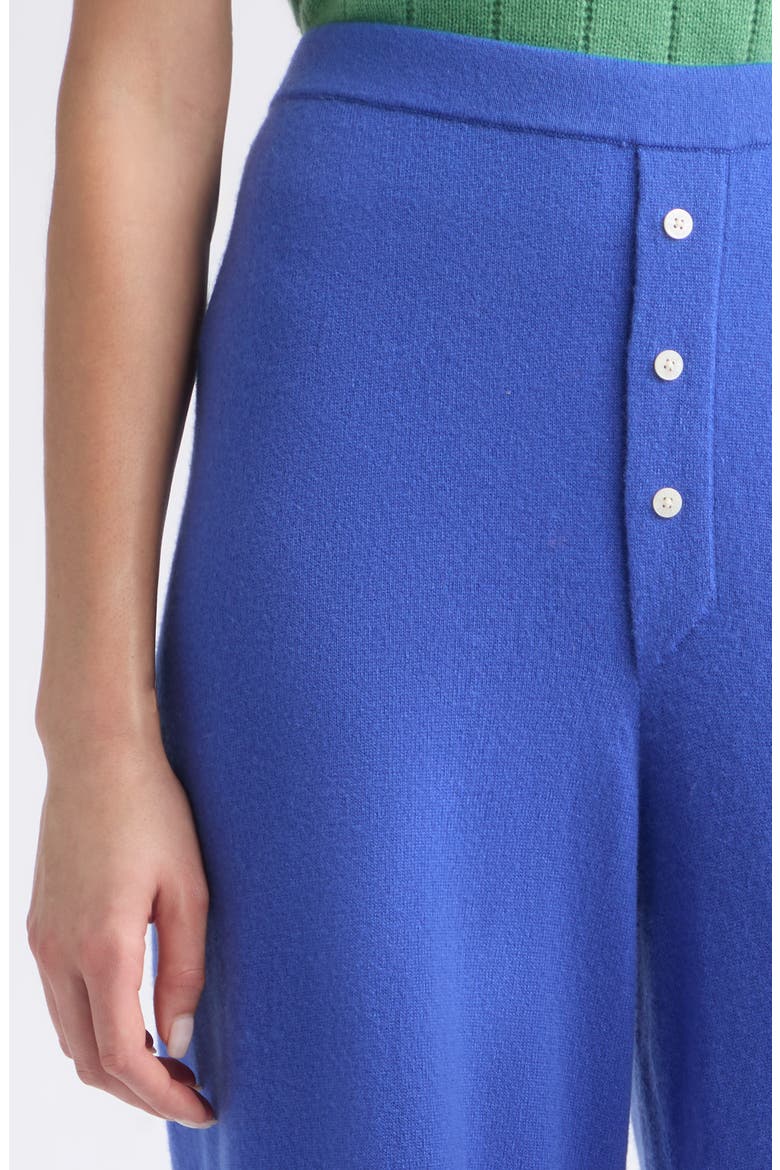Everywear Wide Leg Cashmere Pants, Alternate, color, RESERVOIR