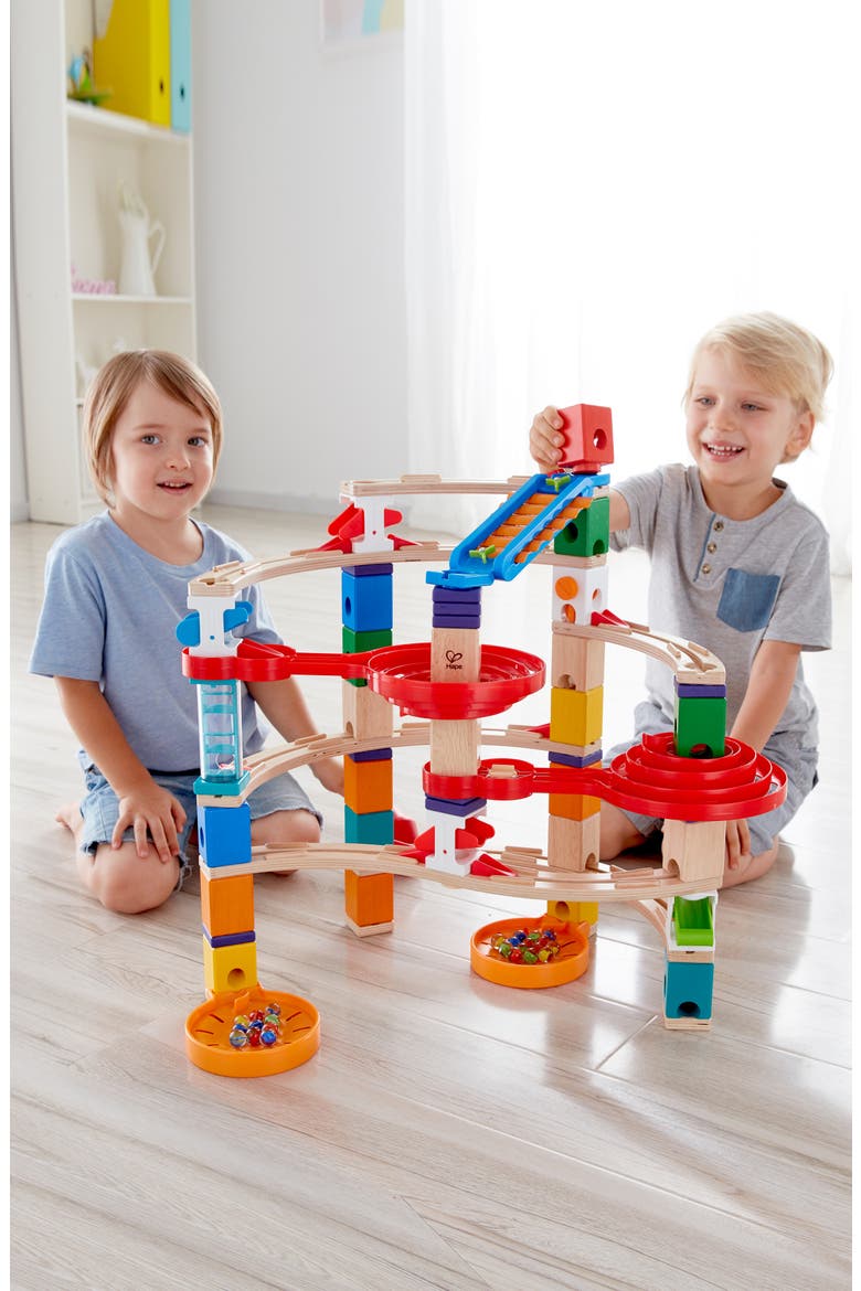 Quadrilla Super Spirals Marble Run, Alternate, color, MULTI