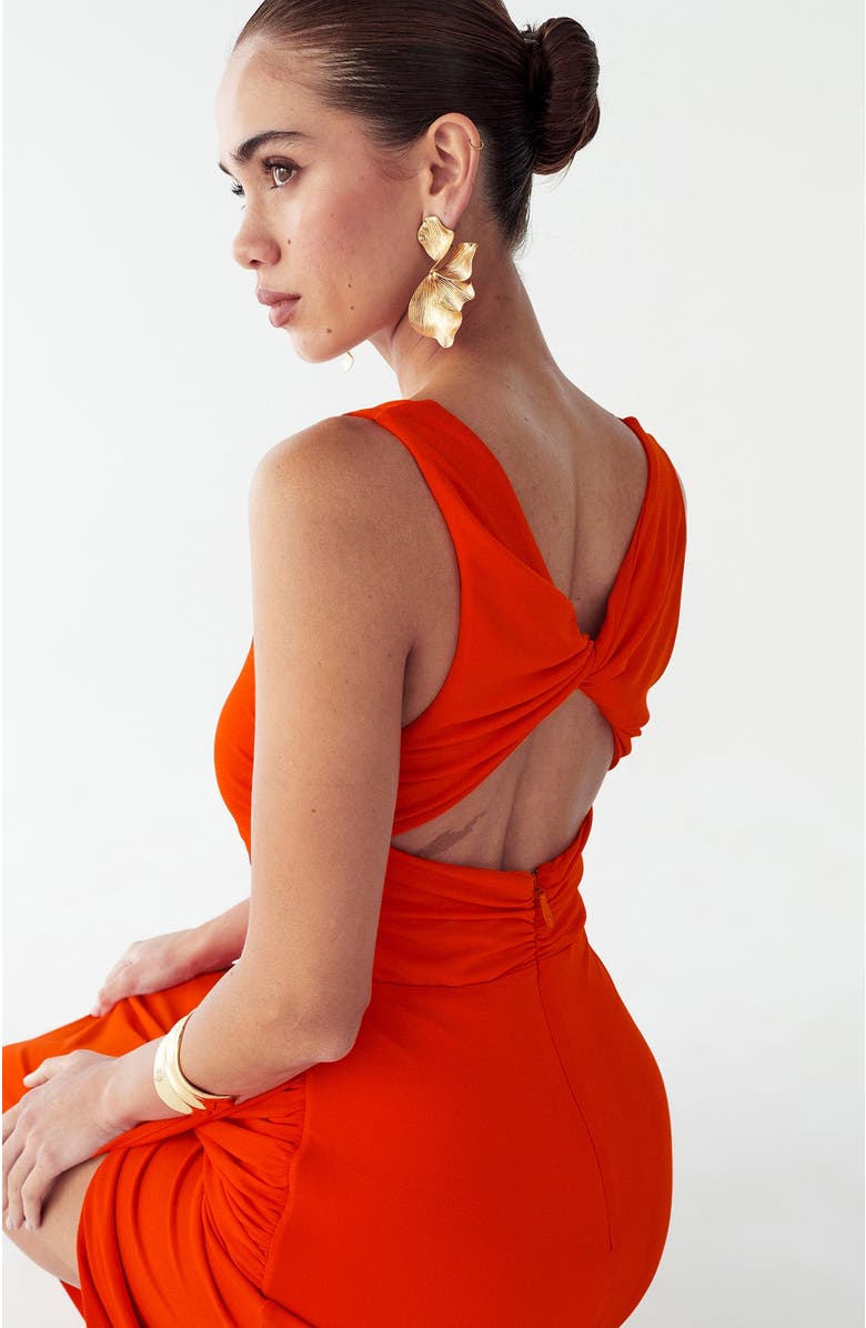 BWLDR Fallen Maxi Dress, Alternate, color, Coral