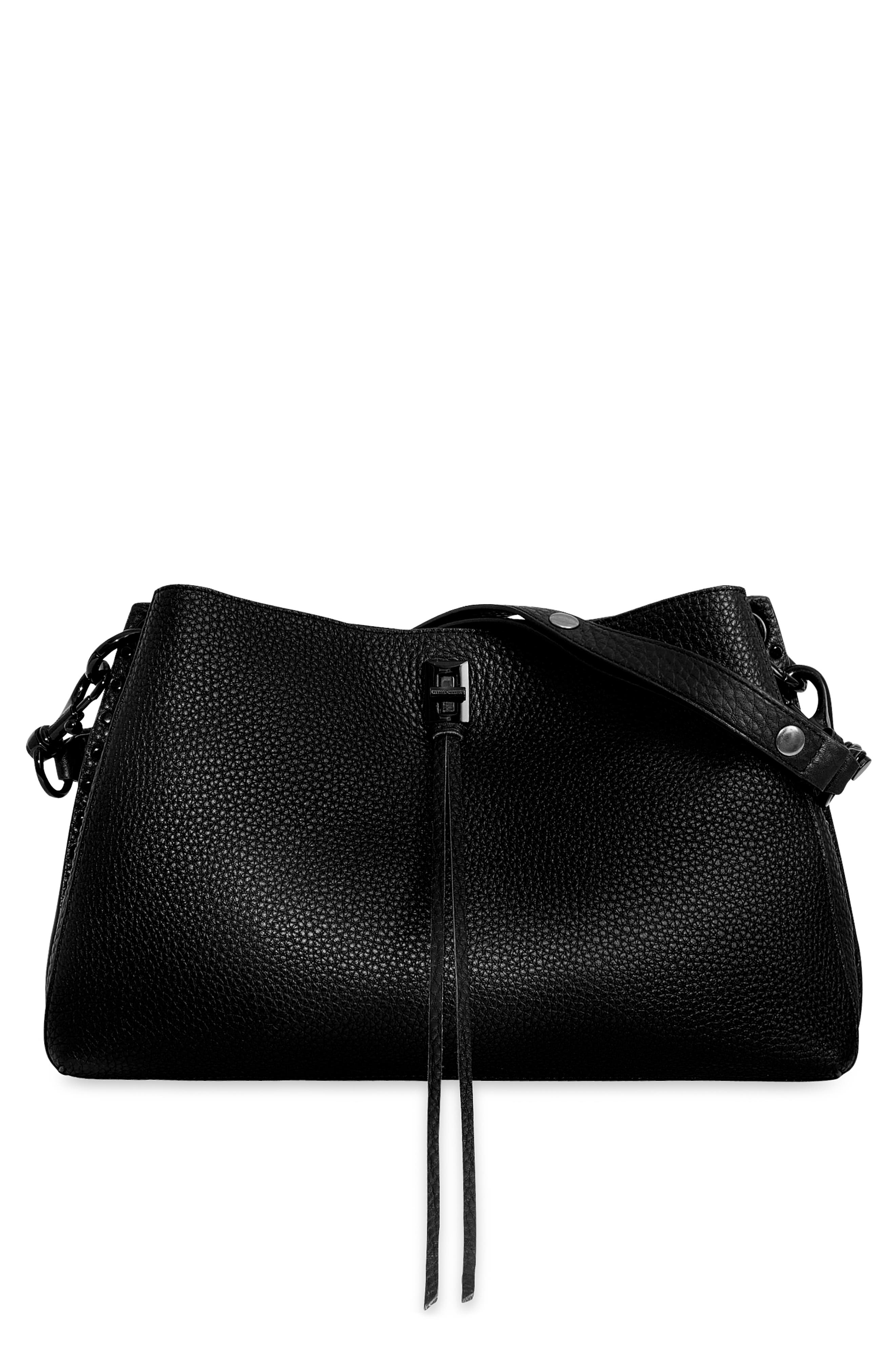 Rebecca Minkoff Darren East/West Leather Shoulder Bag, Main, color, 